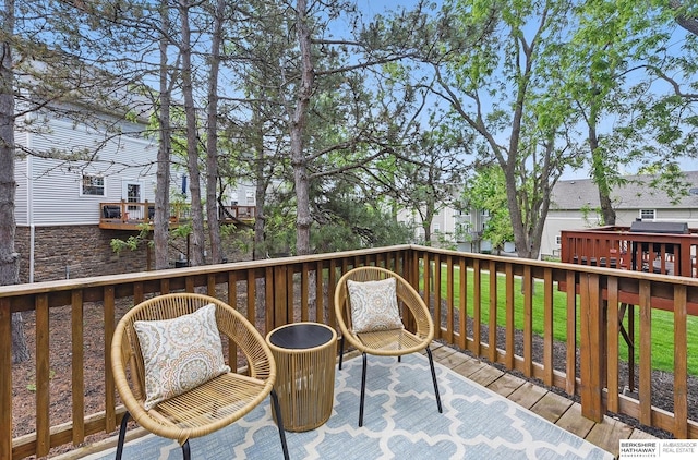 6031 N 167th Ct, Omaha, NE 68116 - view of deck