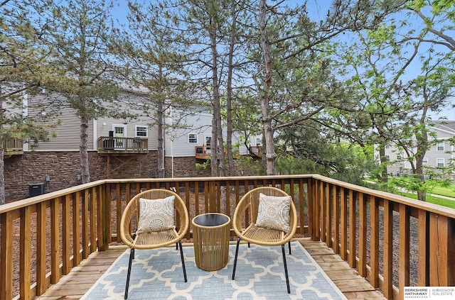 6031 N 167th Ct, Omaha, NE 68116 - view of wooden deck