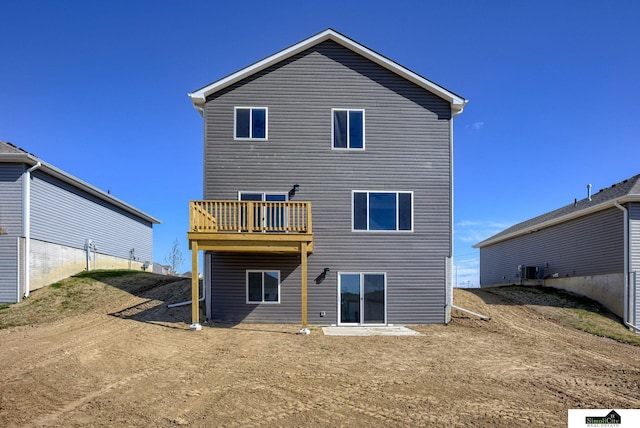 view of rear view of property