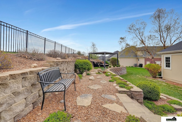 8420 Augusta Dr, Lincoln, NE 68526 - view of yard featuring a gazebo