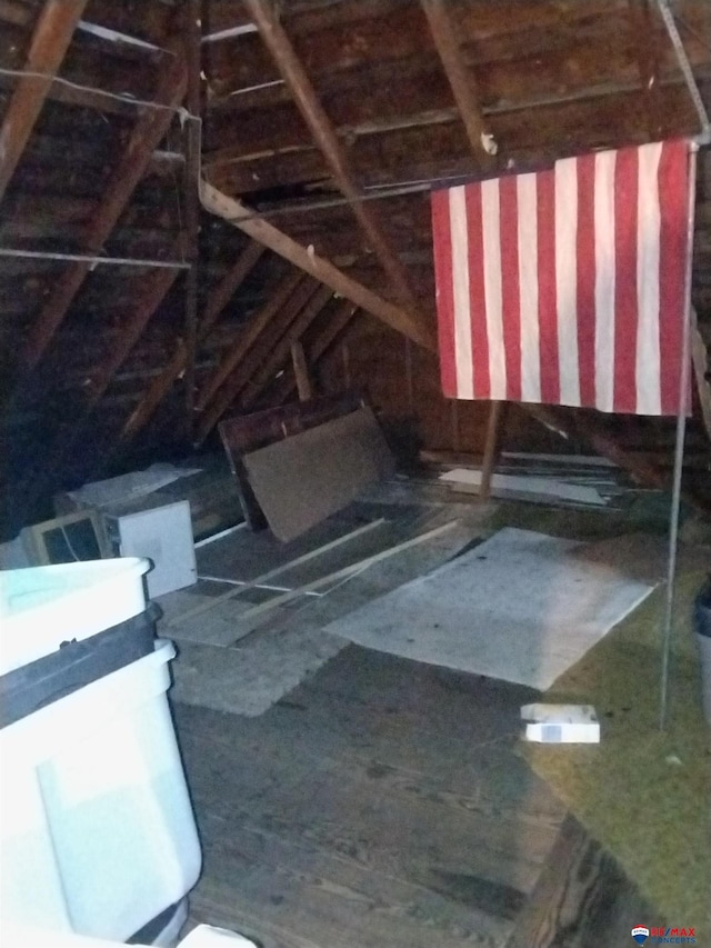 803 6th St, Fairbury, NE 68352 - view of unfinished attic