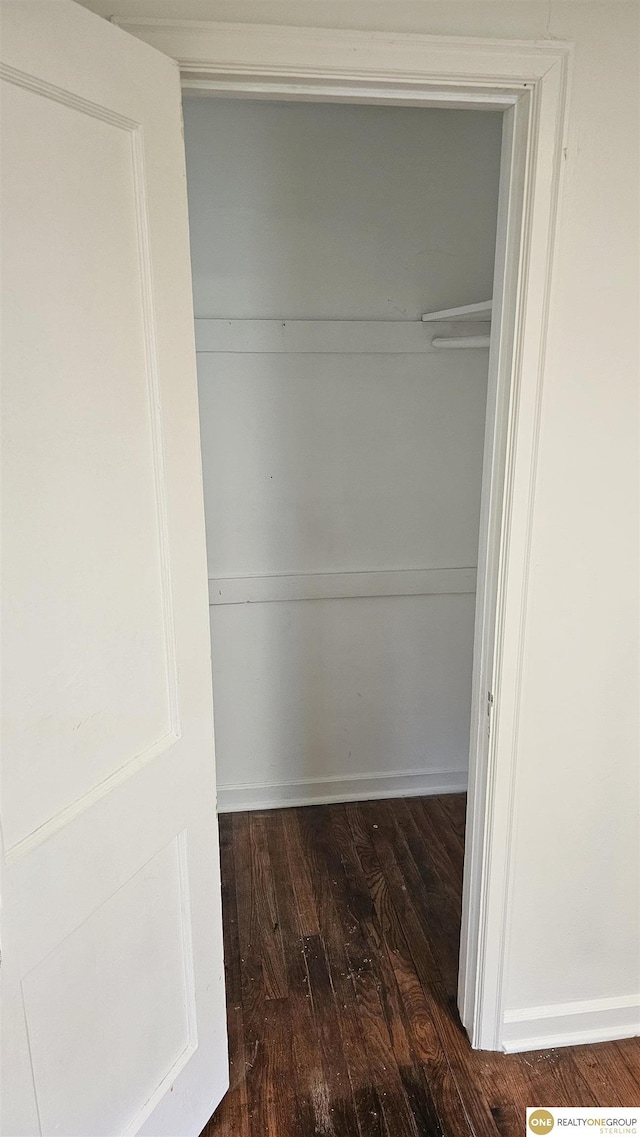 view of closet
