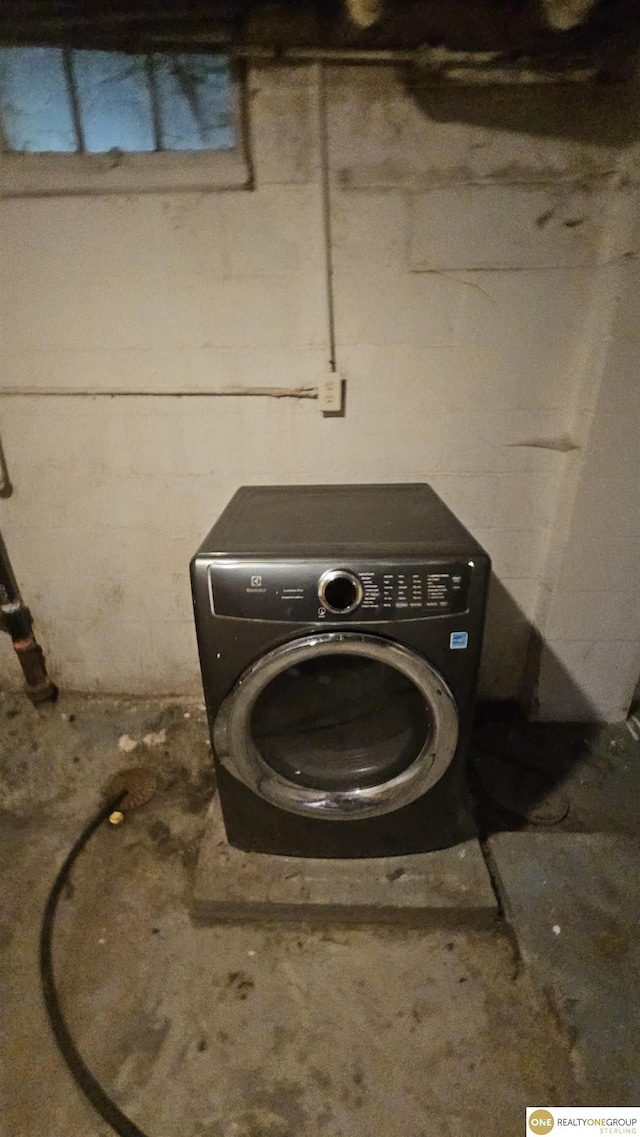 view of laundry area