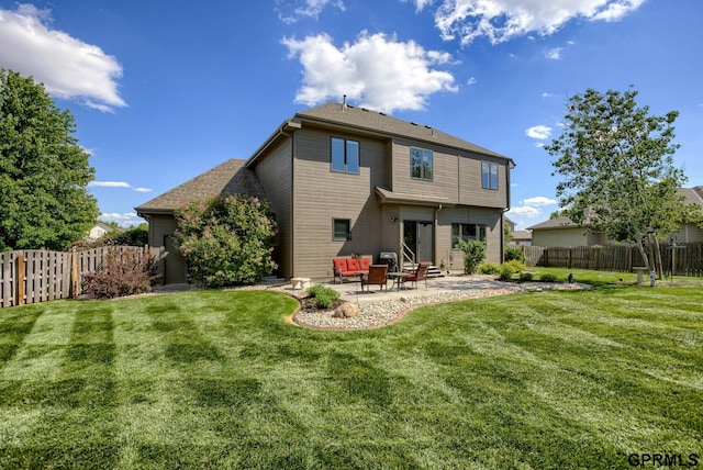 7320 S 169th St, Omaha, NE 68136 - back of house with a patio