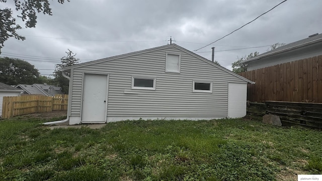 view of outbuilding