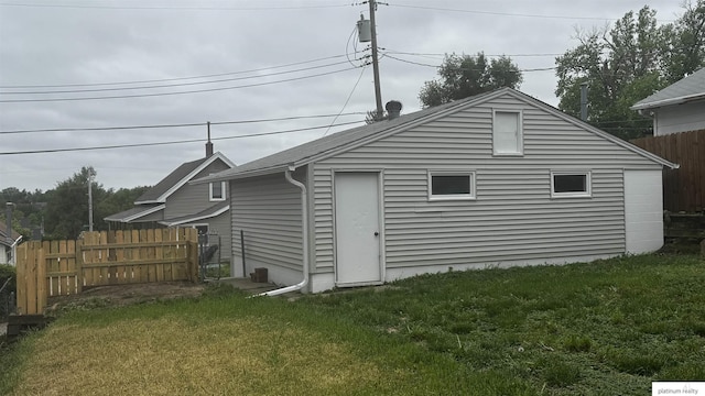 view of outbuilding