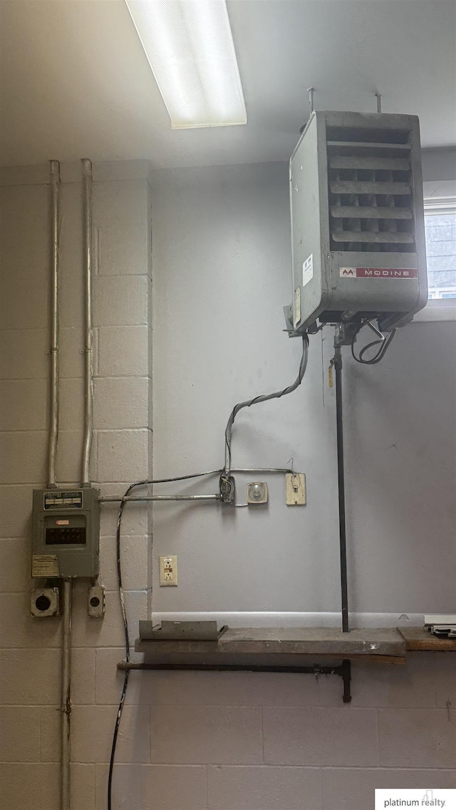utilities with a heating unit