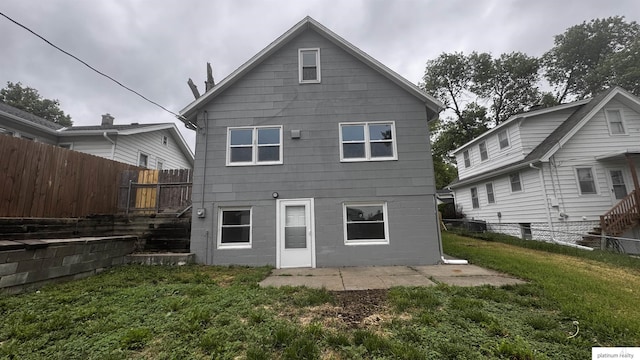 view of rear view of property