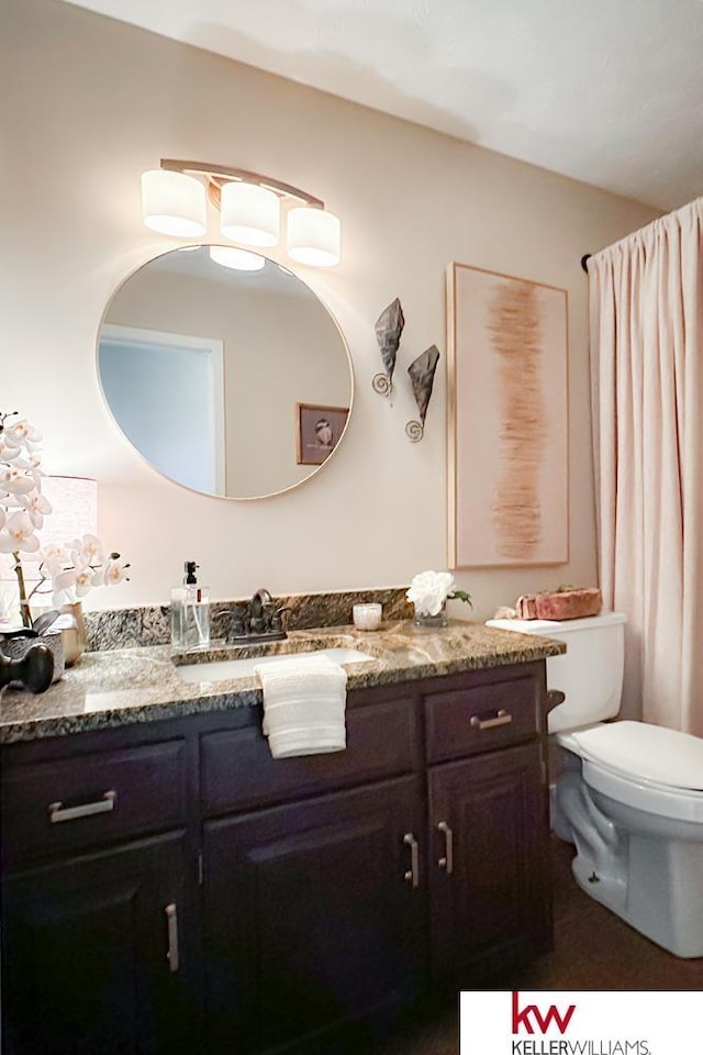 7815 Maui Cir, Papillion, NE 68046 - bathroom with vanity and toilet