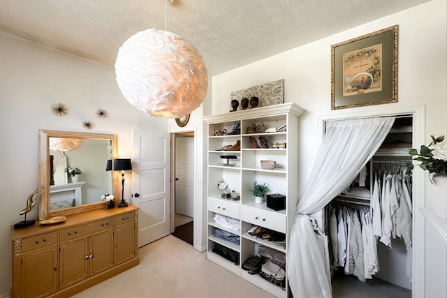 7815 Maui Cir, Papillion, NE 68046 - bedroom with a textured ceiling and light carpet