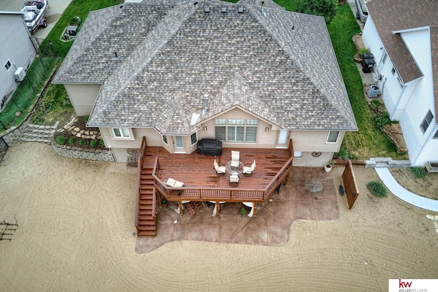 7815 Maui Cir, Papillion, NE 68046 - view from above of property