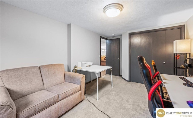 19882 Chicago St, Elkhorn, NE 68022 - office with light colored carpet and a textured ceiling