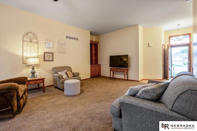 650 Heatherwood Dr, Fremont, NE 68025 - carpeted living area with baseboards