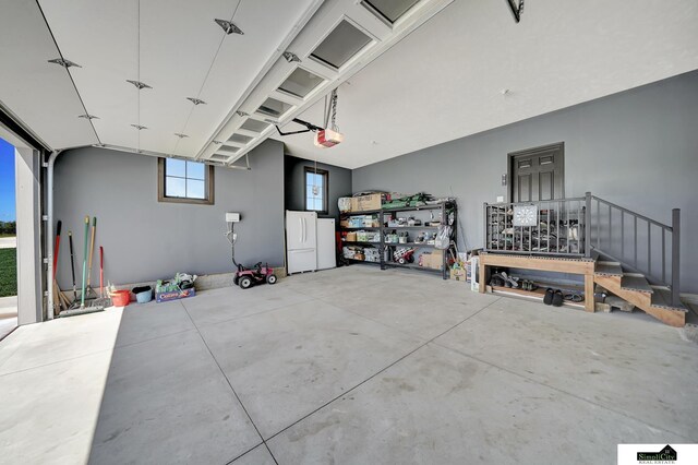 17380 S 77th Pt, Hickman, NE 68372 - garage featuring a garage door opener