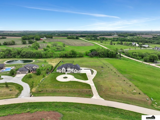 17380 S 77th Pt, Hickman, NE 68372 - aerial view of sparsely populated area featuring a nearby body of water