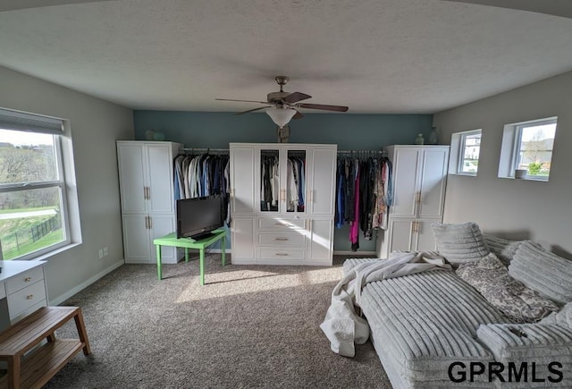 5815 S 238th St, Elkhorn, NE 68022 - carpeted bedroom featuring baseboards and a ceiling fan