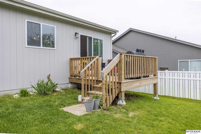 8111 S 198th St, Gretna, NE 68028 - rear view of property featuring a deck