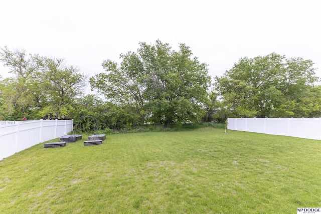 8111 S 198th St, Gretna, NE 68028 - view of yard featuring view of wooded area