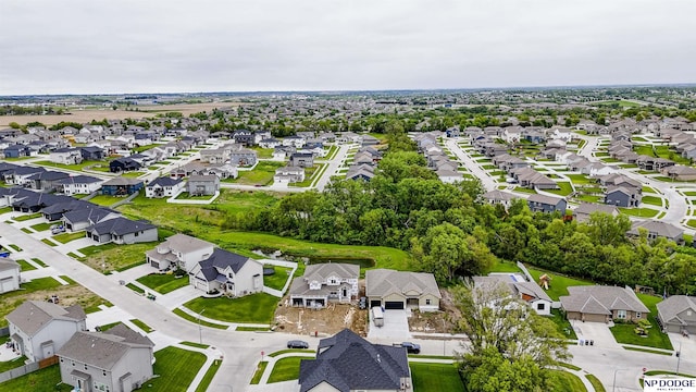 8111 S 198th St, Gretna, NE 68028 - aerial view of property and surrounding area featuring nearby suburban area
