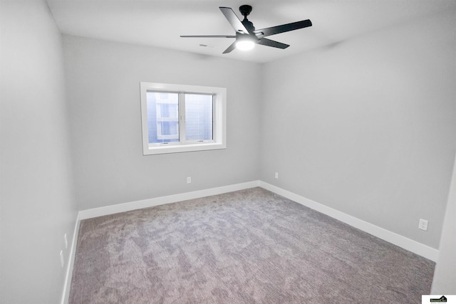 7949 Ponce Dr, Lincoln, NE 68516 - carpeted spare room featuring ceiling fan and baseboards