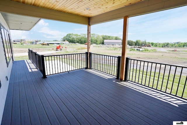 7949 Ponce Dr, Lincoln, NE 68516 - view of wooden terrace
