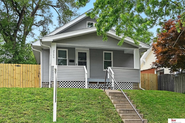 2740 N 49th St, Omaha, NE 68104 - view of front facade with a porch and stairway