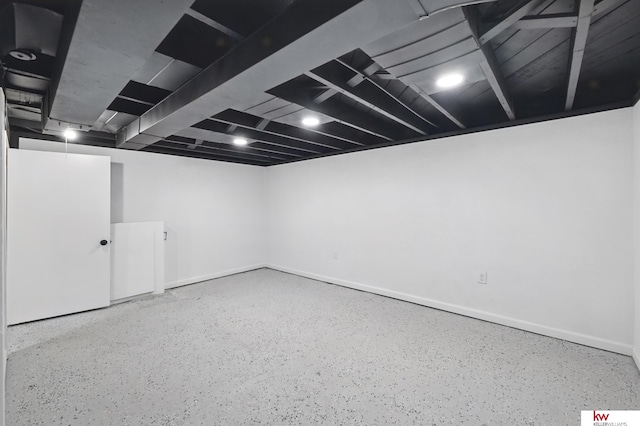 2740 N 49th St, Omaha, NE 68104 - finished below grade area with baseboards