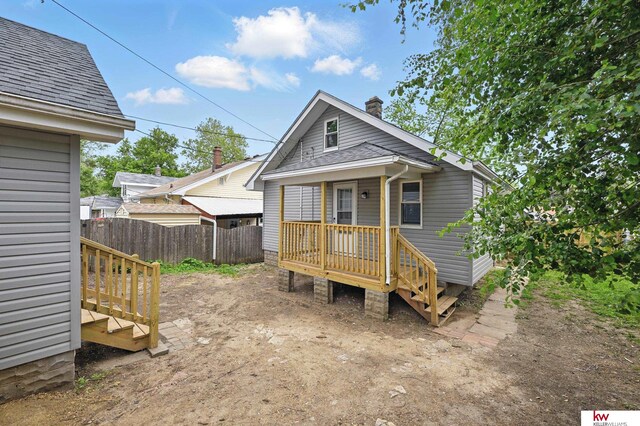 2740 N 49th St, Omaha, NE 68104 - view of front of property featuring a chimney