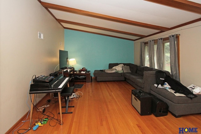6810 S St S, Lincoln, NE 68506 - living area with wood finished floors