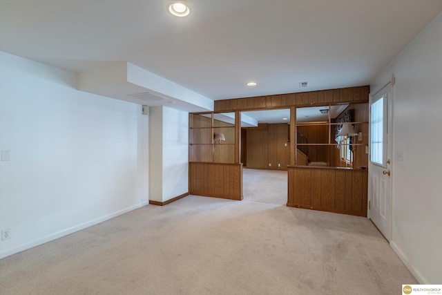 10919 N 69th St, Omaha, NE 68152 - unfurnished room with carpet floors, baseboards, and recessed lighting