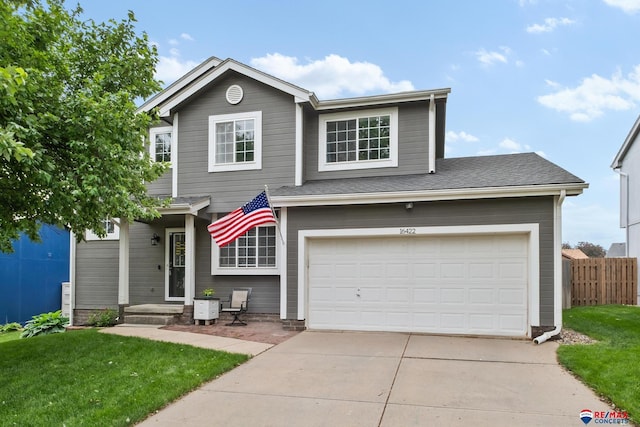 16422 Madison St, Omaha, NE 68135 - view of front of home with driveway