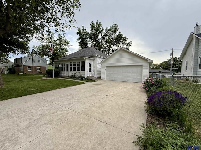 339 S Columbia Ave, Seward, NE 68434 - view of front of house with a garage, entry steps, and an outdoor structure