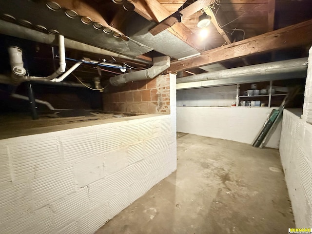 518 N 18th St, Nebraska City, NE 68410 - view of unfinished basement