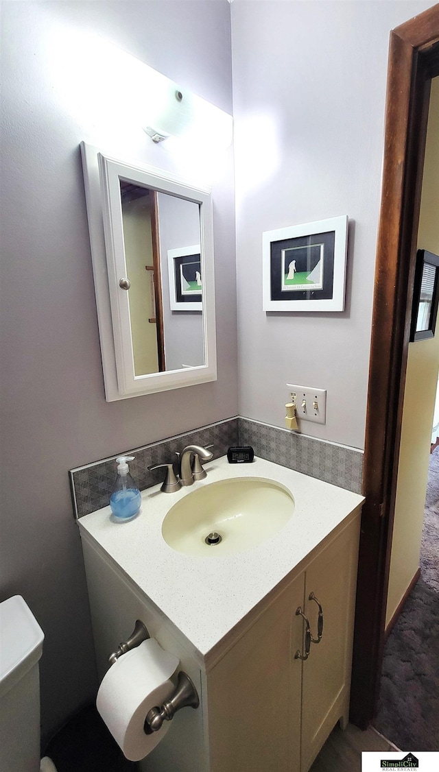 5201 Danbury Ct, Lincoln, NE 68512 - bathroom with vanity and toilet
