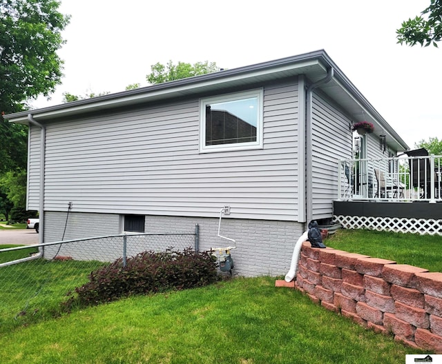 5201 Danbury Ct, Lincoln, NE 68512 - view of property exterior featuring a deck
