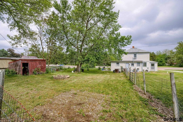 165 Monroe St, Bennet, NE 68317 - view of yard featuring an outdoor structure
