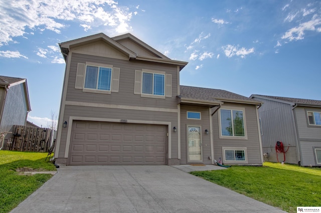 5306 S 195th St, Omaha, NE 68135 - view of front of house featuring a garage and driveway