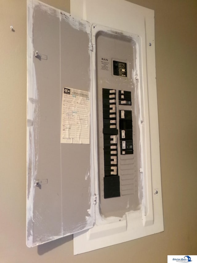 1304 S 4th Ave, Beatrice, NE 68310 - utility room featuring electric panel