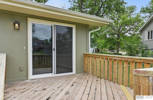 12956 Grand Ave, Omaha, NE 68164 - view of wooden terrace