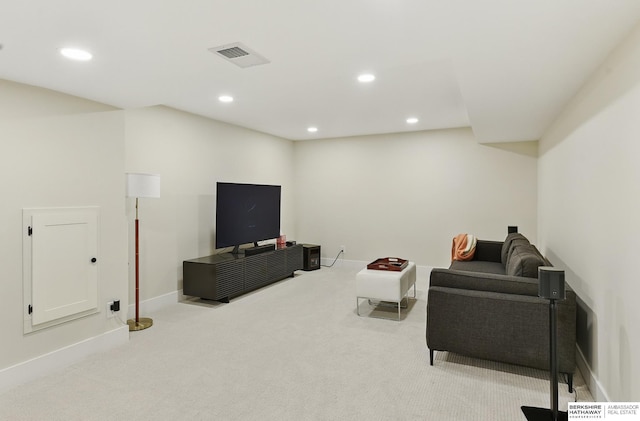317 N 96th St, Omaha, NE 68114 - living room with carpet floors, recessed lighting, and baseboards