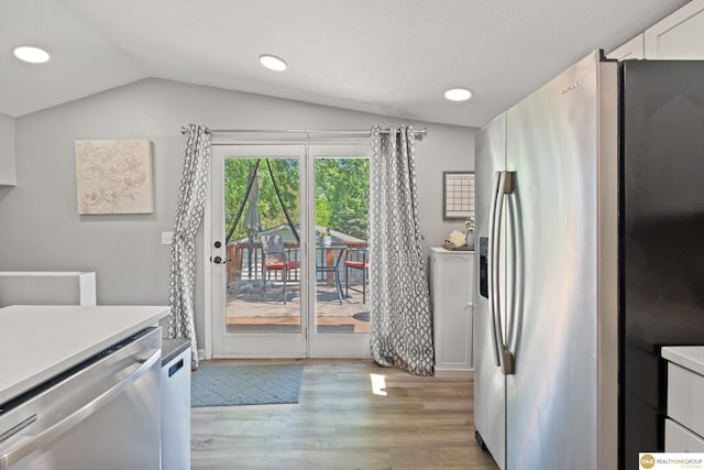 6458 Decatur St, Omaha, NE 68104 - washroom featuring light wood finished floors and recessed lighting