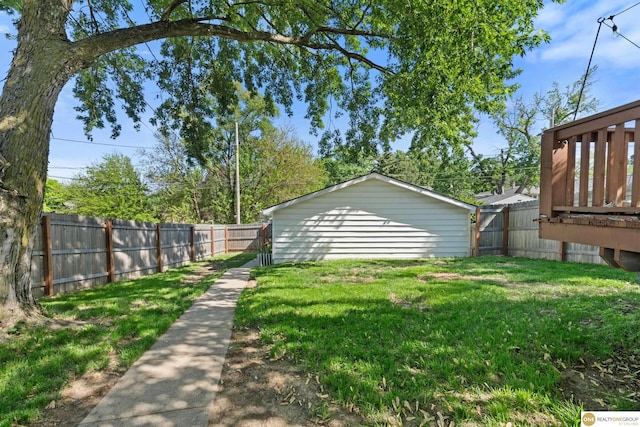 6458 Decatur St, Omaha, NE 68104 - view of yard