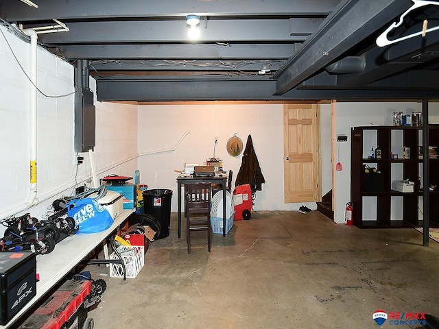 105 Nebraska St, Murdock, NE 68407 - basement featuring electric panel