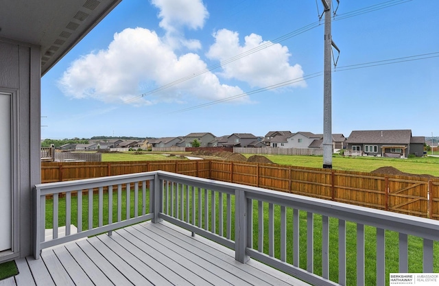 11745 S 113th St, Papillion, NE 68046 - deck featuring a residential view