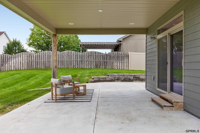 15301 Kansas Ave, Omaha, NE 68116 - view of patio with entry steps