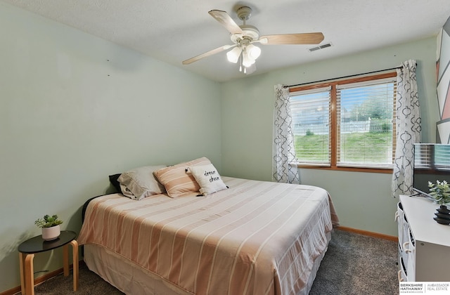4414 S 174th St, Omaha, NE 68135 - carpeted bedroom featuring baseboards and ceiling fan