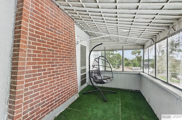 6920 N 30th St, Omaha, NE 68112 - unfurnished sunroom featuring healthy amount of natural light
