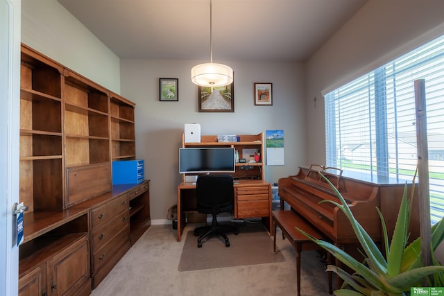 6311 N 169th St, Omaha, NE 68116 - home office with light colored carpet and baseboards