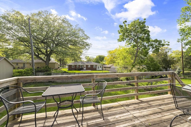 1141 S 48th St, Lincoln, NE 68510 - view of deck