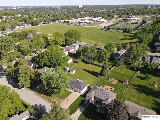 4314 Oak St, Omaha, NE 68105 - aerial view of property's location with nearby suburban area